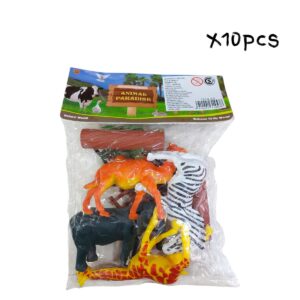 ANIMALES DE LA SELVA X10PCS (131453)