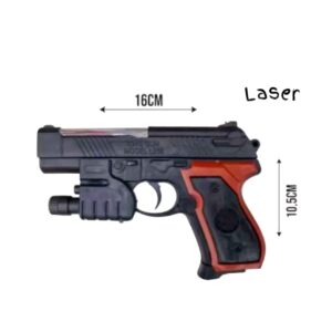 PISTOLA BALINES DE 16CMx10.5CM C/LASER