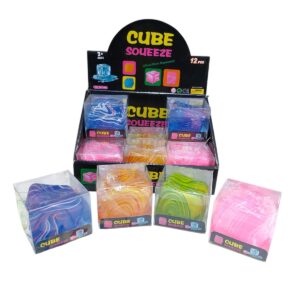 SQUISHY CUBO HIELO COLOR RAYADO (PRECIO FINAL)