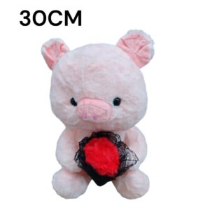 PELUCHE CHANCHITO CON RAMO 30CM
