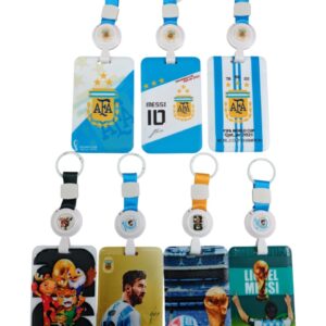 PORTA SUBE LLAVERO TIPO YOYO ARGENTINA MUNDIAL