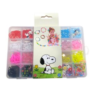 SET DE ARMAR PULSERA DE GOMITA SNOOPY (44)