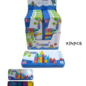 BLOQUES MAGNETICOS X34PCS EN LATA (24227)