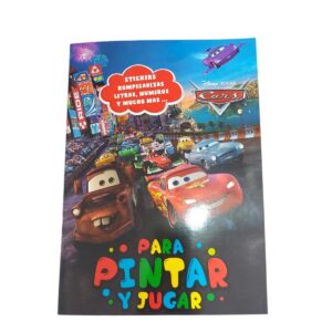 LIBRO PARA PINTAR DE CARS