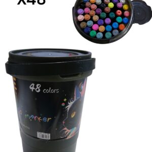 MARCADORES ACRILICOS EN BALDE X48PCS (30089)