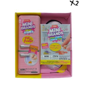 MINI HELADERA MINI BRANDS CON 2 PELOTAS SORPRESAS (80017)