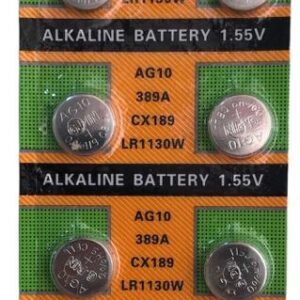 PILAS AG10 EN BLISTER DE 10 UNIDADES