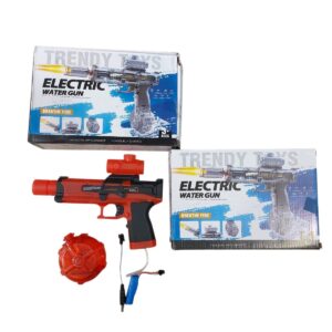 PISTOLA DE AGUA C/MIRA Y SILENCIADOR Y CARGA USB (15460)