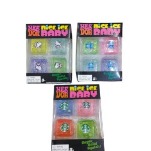 SQUISHY CUBO HIELO X4 DE PERSONAJES (PRECIO FINAL)