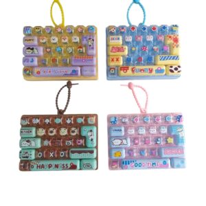 TECLADO ANTIESTRES CON DISEÑO SIN LUZ