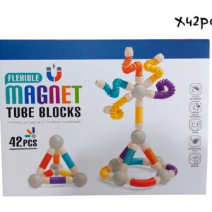 TUBOS MAGNETICOS FLEXIBLES X42PCS (30930)